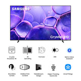 SAMSUNG 165.1 cm (65 inch) 4K Ultra HD LED Smart Tizen TV with Alexa & Google Assistant (UA65U8100F,2025 model)