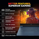HP Victus, AMD Ryzen 5 8645HS, 6GB RTX 3050 Gaming Laptop (16GB DDR5, 512GB SSD),144Hz,300 nits,IPS, 15.6''/39.6cm, FHD, Win11, Office 24, Blue, 2,29kg, Backlit Kb,HD Camera, FB3012AX