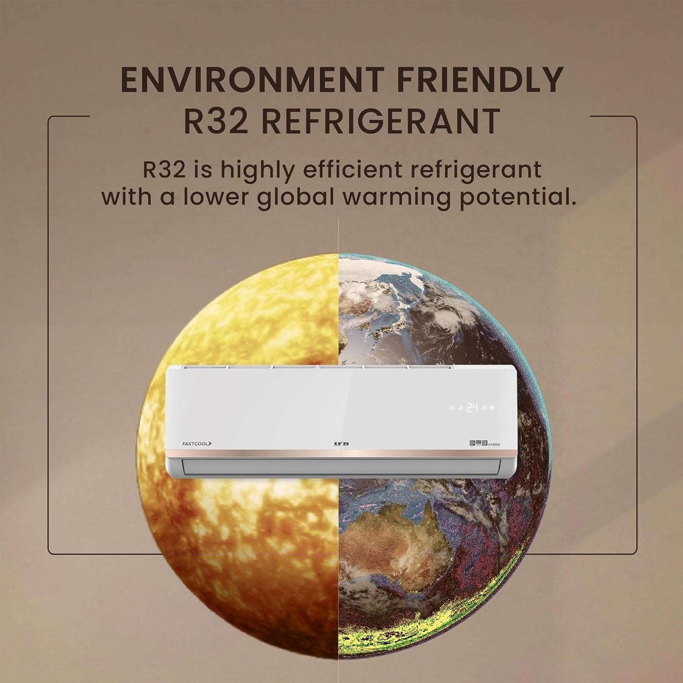 IFB Gold Pro Series 1.5 Ton 5 Star Split AC with Hybrid Technology, Works upto 55°C, 4-Way Swing, Higher Cooling Capacity, Self-Clean & AI - White (CI205GN32RGN1, Copper Condenser,2025 Model)