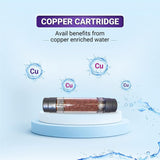 LIVPURE LIV-BOLT+ COPPER(RO+UV+MIN) 7 L RO + UV + Mineraliser Water Purifier  (White)