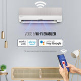 Lloyd Stylus 1.0 Ton 5 Star WiFi Inverter Split AC (6 in 1 Convertible, Changeable Facia, 100% Copper, Anti-Viral + PM 2.5 Filter, 2024 Model, White/Grey Facia, GLS12V5FOGSY