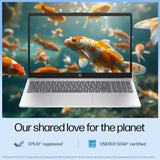 HP 15, Intel Ultra 5 125H, 12 Tops (16GB DDR5, 512GB SSD) FHD, IPS, 15.6''/39.6cm, Win11, M365 Basic(1yr)* Office24, Silver, 1.65kg, fd1254TU, Intel Graphics, FHD Camera w/Shutter, AI Powered Laptop