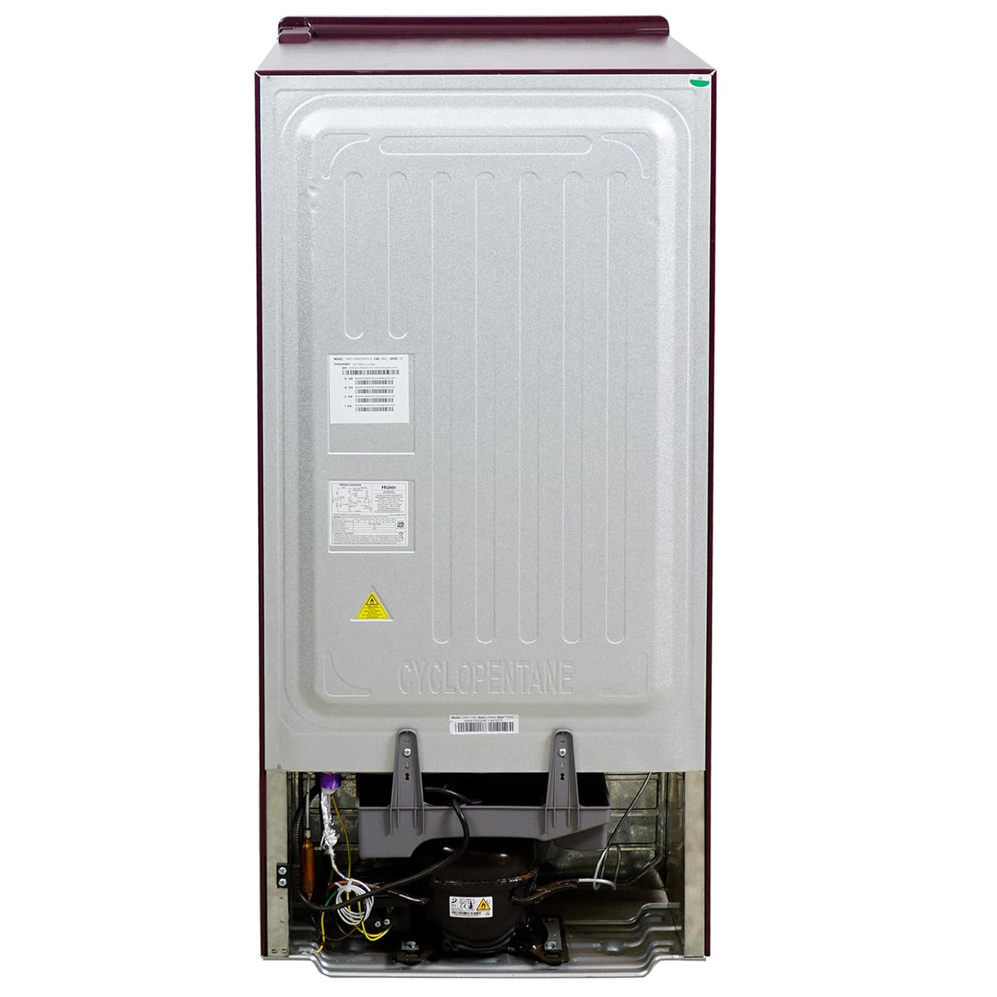 Haier 185 L 2 Star Direct Cool Single Door Refrigerator (HRD-2062CRDG-N,Red Dime Glass Finish)