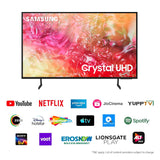 Samsung 138 cm (55 inches) 4K Ultra HD Smart LED TV UA55DU7700KLXL (Black)