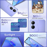 Elevate Your Style with Vivo Y15s: 4GB RAM, 64GB Storage, Glitter Purple