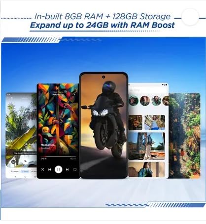Motorola G57 Power 5G (Corsair, 8GB RAM, 128GB Storage) – Snapdragon 6s Gen 4, 7000mAh Battery & 50MP Camera