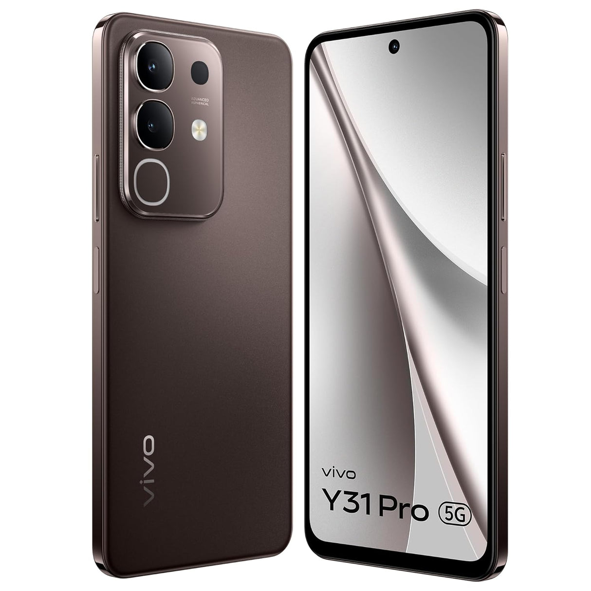 Vivo Y31 Pro 5G (Mocha Brown, 8GB RAM, 128GB Storage) | 5G Connectivity | Powerful Processor | High-Resolution Camera | Immersive Display | All-Day Battery Life