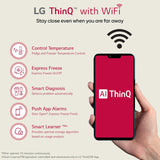 LG 630 L 3 Star Frost Free Side-by-Side Refrigerator with Door Cooling+, Hygiene Fresh+, Smart Inverter & Wi-Fi (GL-L257CMC3, Matt Black, Ice & Water Dispenser)