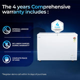 Haier HFC-320DPW4 Convertible Deep Freezer 310L with Metal Liner & Fast Cooling Technology