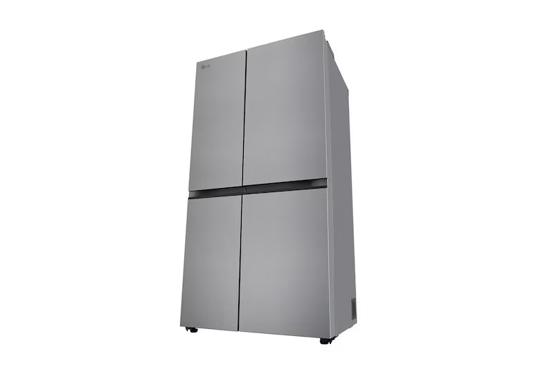 LG 650L Convertible Side-by-Side Refrigerator | Multi-Air Flow, Smart Diagnosis, Shiny Steel | GL-B257JPZ3