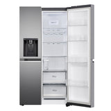 LG 630 L 3 Star Frost Free Side by Side Refrigerator, Shiny Steel, L257CPZ3