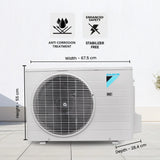 Daikin 1 Ton 2 Star Inverter Split AC (FTQ35XV16WBA) – Copper Condenser, PM 2.5 Filter, Stabilizer-Free Operation