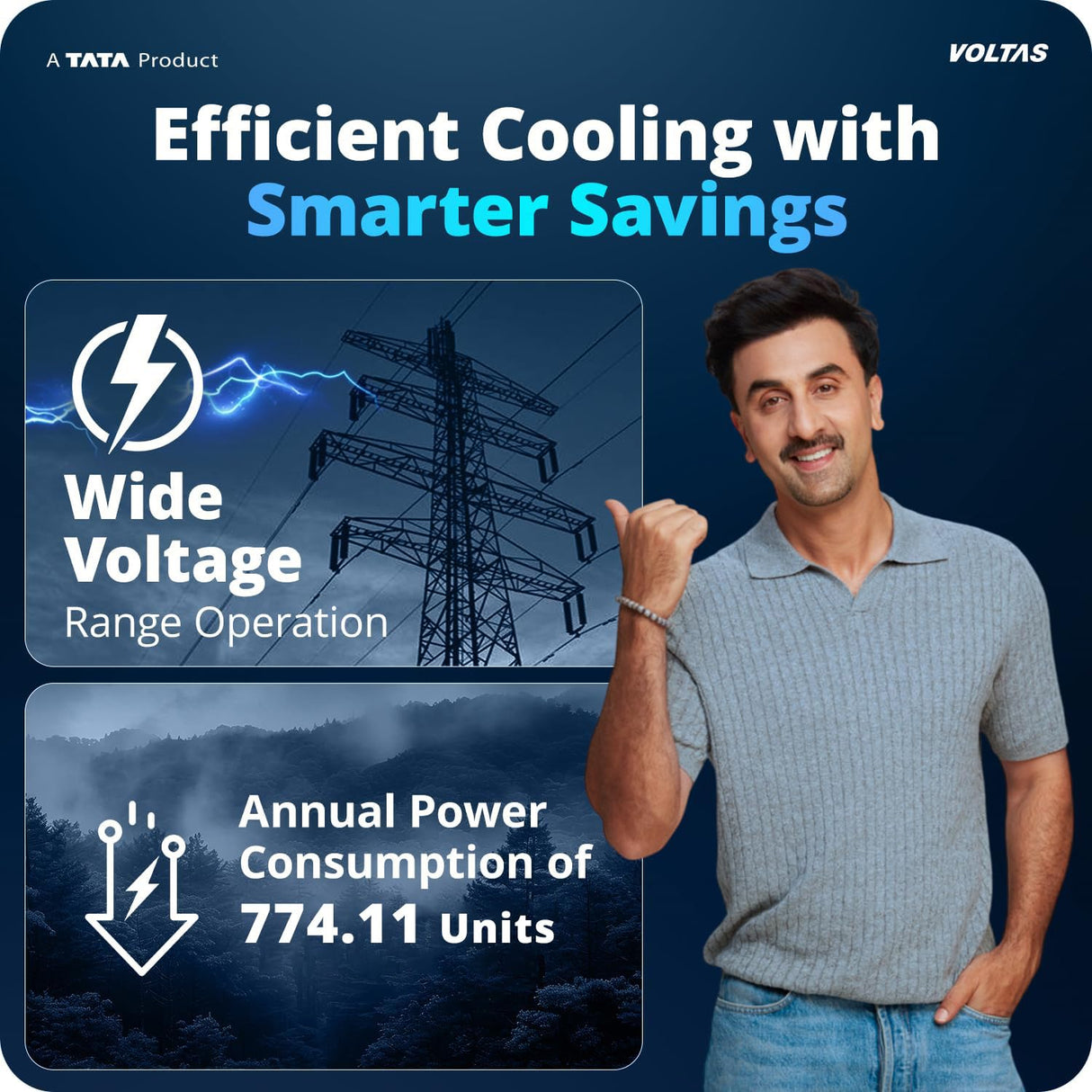 Voltas 1 Ton 2 Star Window AC | Copper Condenser | Anti-Dust Filter | 2-Way Air Swing | Sleep Mode | Memory Restart | 122FS Platina