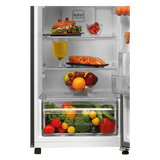 Haier 268L Frost Free Double Door Refrigerator Nickel Steel – HRF-3182IBNSA-P