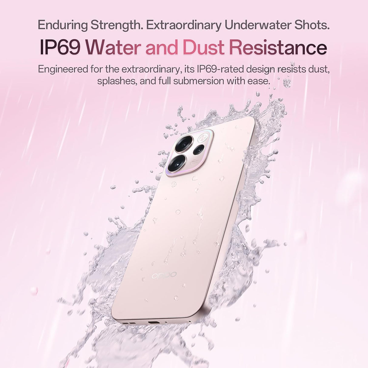 Oppo Reno15C 5G (Afterglow Pink, 8GB RAM, 256GB Storage) – AI Camera, 120Hz Display & Fast 5G Performance