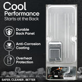 LG 242 L, 2 Star, Smart Inverter Compressor, Multi Air Flow, Frost-Free Double Door Refrigerator (GL-N292DPZY, Shiny Steel