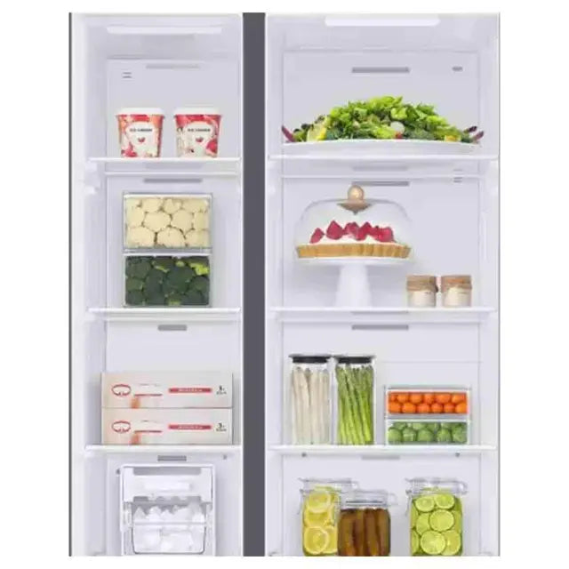 Samsung 653L Convertible 5-in-1 Side by Side with Wifi, SmartThings & AI (RS76CG8103S9HL, Refined Inox)