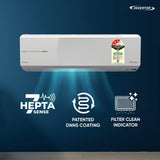 Daikin FTHT60XV16UAA 1.8 Ton 3 Star Hot & Cold Inverter Split AC with Copper Condenser & PM 1.0 Filter – All Season AC