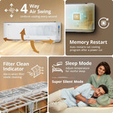 Voltas 1.5 Ton 3 Star Split AC – 183INV Venus Luxe Inverter Air Conditioner