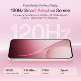 Oppo Reno15C 5G (Afterglow Pink, 8GB RAM, 256GB Storage) – AI Camera, 120Hz Display & Fast 5G Performance