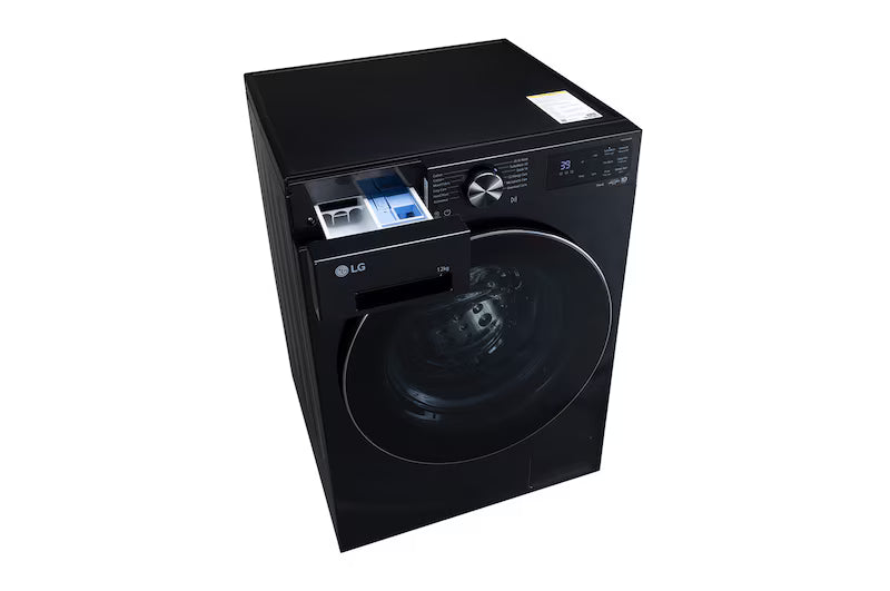 LG 12 KG Front Load Washing Machine | AI Direct Drive™ | Steam | 5 Star | Onyx Black | Model FX1412N5O