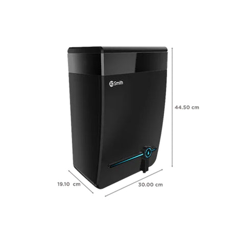 Elegant AO Smith Intelli Plus 4.5L Water Purifier – Optimal Black Water Filtration.
