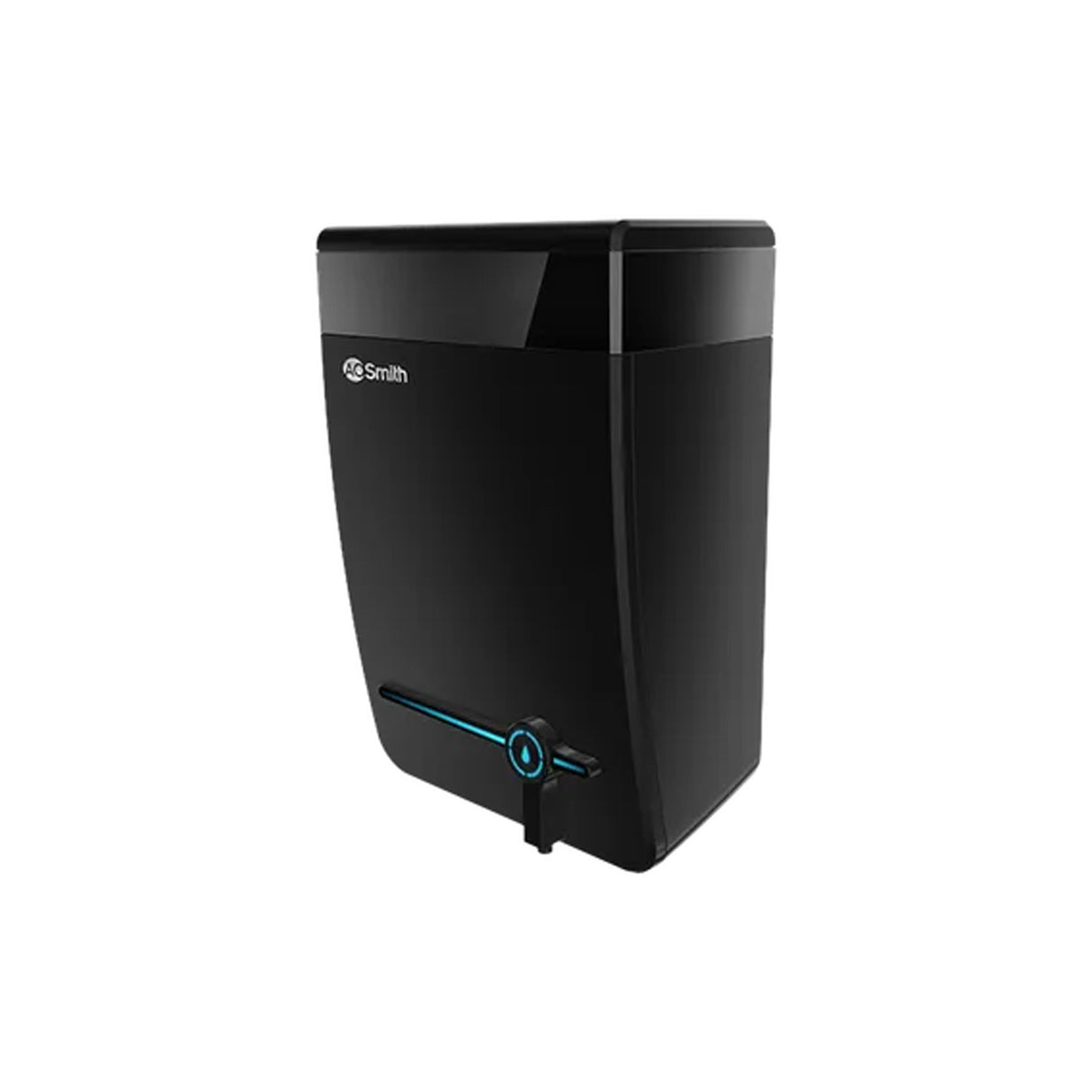 Sleek Black AO Smith Intelli Plus 4.5L Water Purifier – Best in Class Water Filtration.