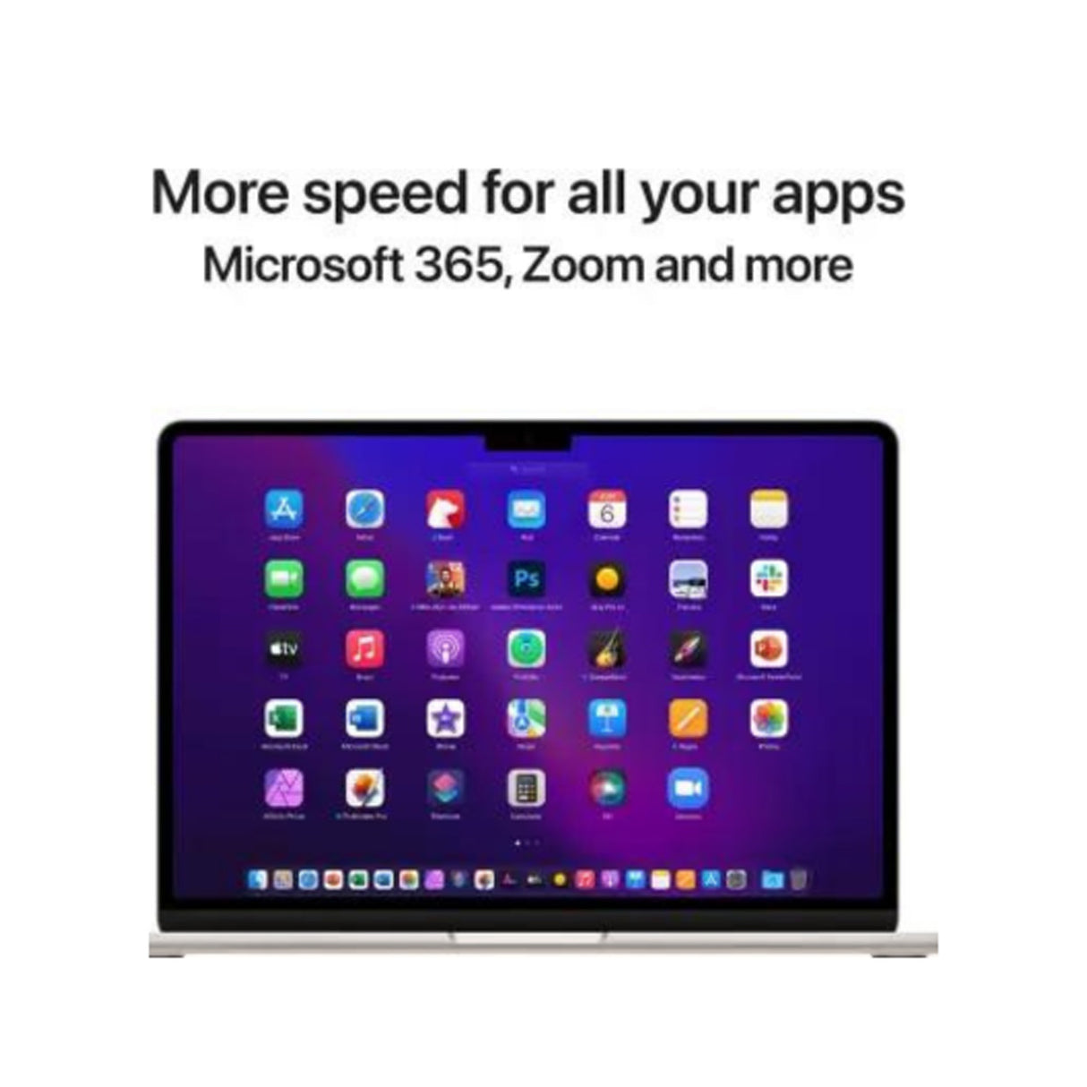 Apple MacBook Air M2 2022, 16GB/256GB, macOS, 13.6", Starlight (Z15Y000Z4)