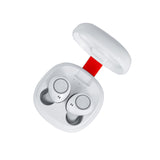 BPL Ear Buddy: White earbuds, 18 hours playback, noise-canceling.