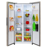 BPL 500 L Frost Free Inverter Side by Side Refrigerator, (Techvanced Inverter Technology, BRS-I520RNVSSM, Shiny Silver)