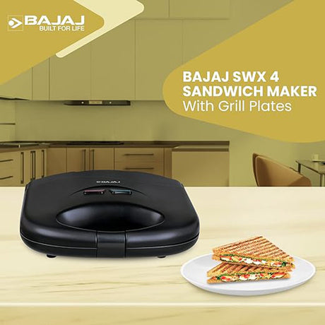 Grilled cheese goodness at home – Bajaj SWX 4 Deluxe makes it easy!