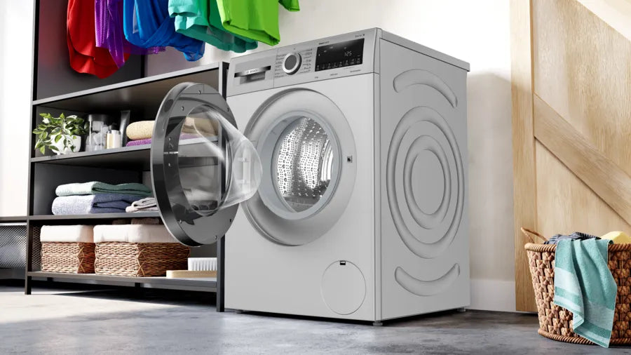 Bosch 8 kg Front Load Washer with In-built Heater (Silver) WGA1340SIN