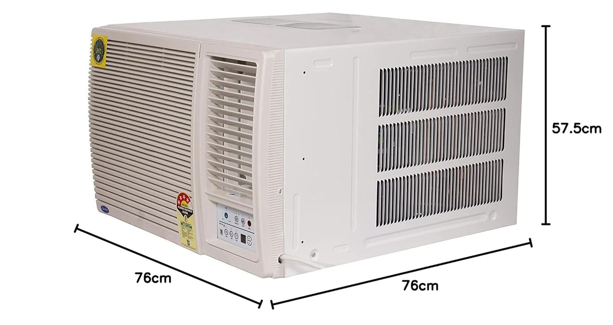 Carrier 1.0 Ton 3 Star Window AC (Copper, Estrella Dx, White)