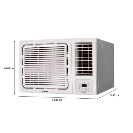 Best Air Conditioner: Daikin 1.5T 3 Star Inverter Window AC - Copper, Self Diagnosis.