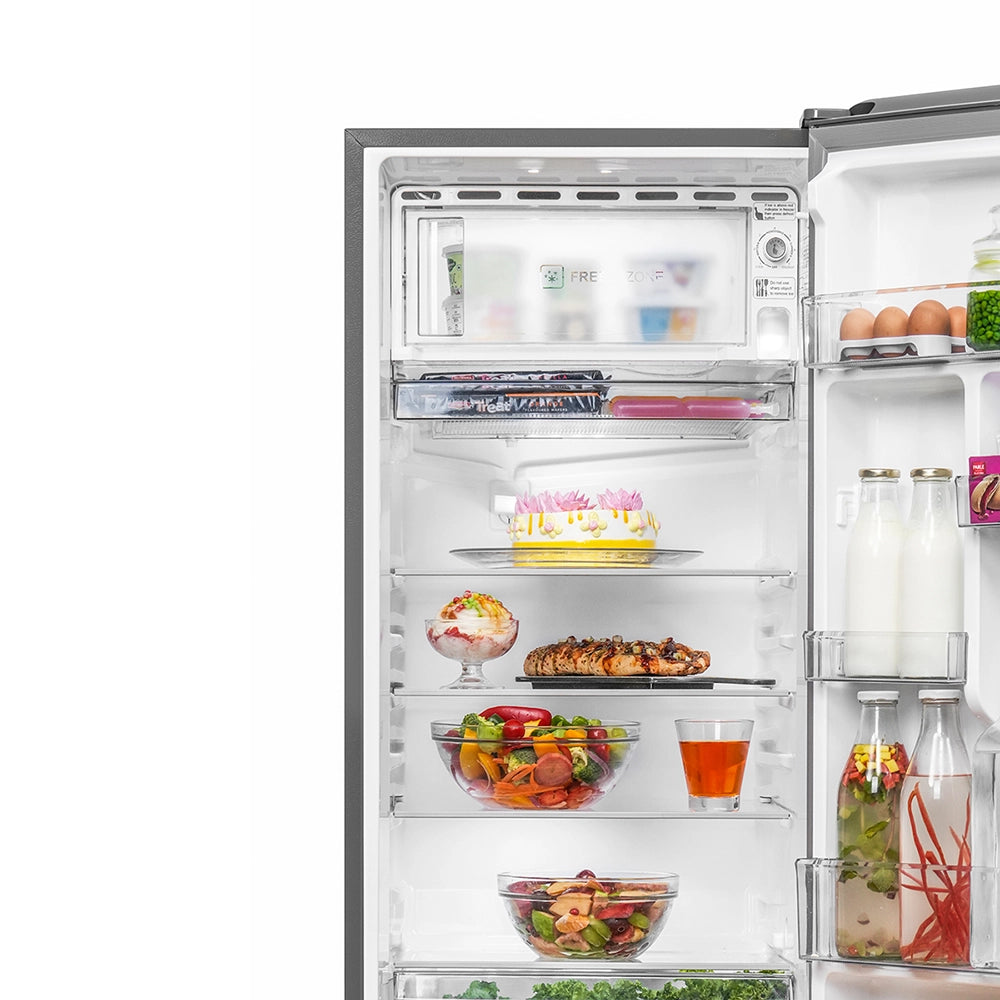 Haier 215L 3 Star Nickel Steel Finish Direct Cool Single Door Refrigerator HRD-2353BNS-P