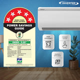 Daikin 1.5 Ton 5 Star Inverter Split AC (Copper, PM 1.0 Filter, JTKJ50UV16U, White)