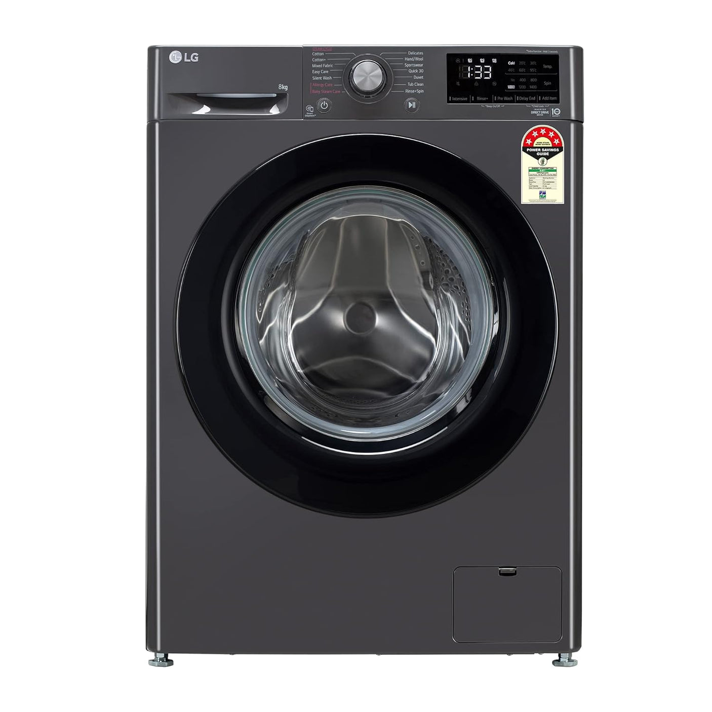 LG 8kg 5-Star Inverter AI Direct-Drive Front Load Washer WM FHV1408Z2M