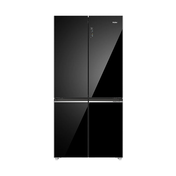 Haier 630L Black Glass 4-door Convertible Refrigerator,HRB-700KGU1