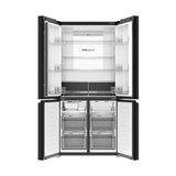 Haier 630L Black Glass 4-door Convertible Refrigerator,HRB-700KGU1
