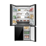 Haier 630L Black Glass 4-door Convertible Refrigerator,HRB-700KGU1