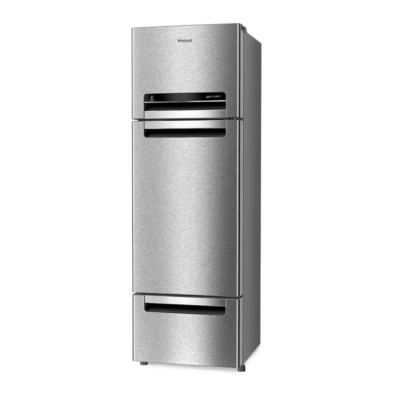 Whirlpool 300L Triple-Door Refrigerator, 6th Sense Active Fresh (FP 343D PROTTON ROY ALPHA STEEL (N) - 20817)