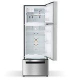 Whirlpool 300L Triple-Door Refrigerator, 6th Sense Active Fresh (FP 343D PROTTON ROY ALPHA STEEL (N) - 20817)