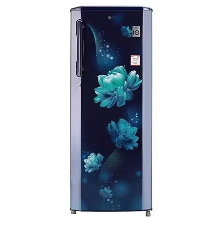 LG 261 L Direct Cool Single Door 3 Star Refrigerator (Red Water Lily, GL-B281BRWX)