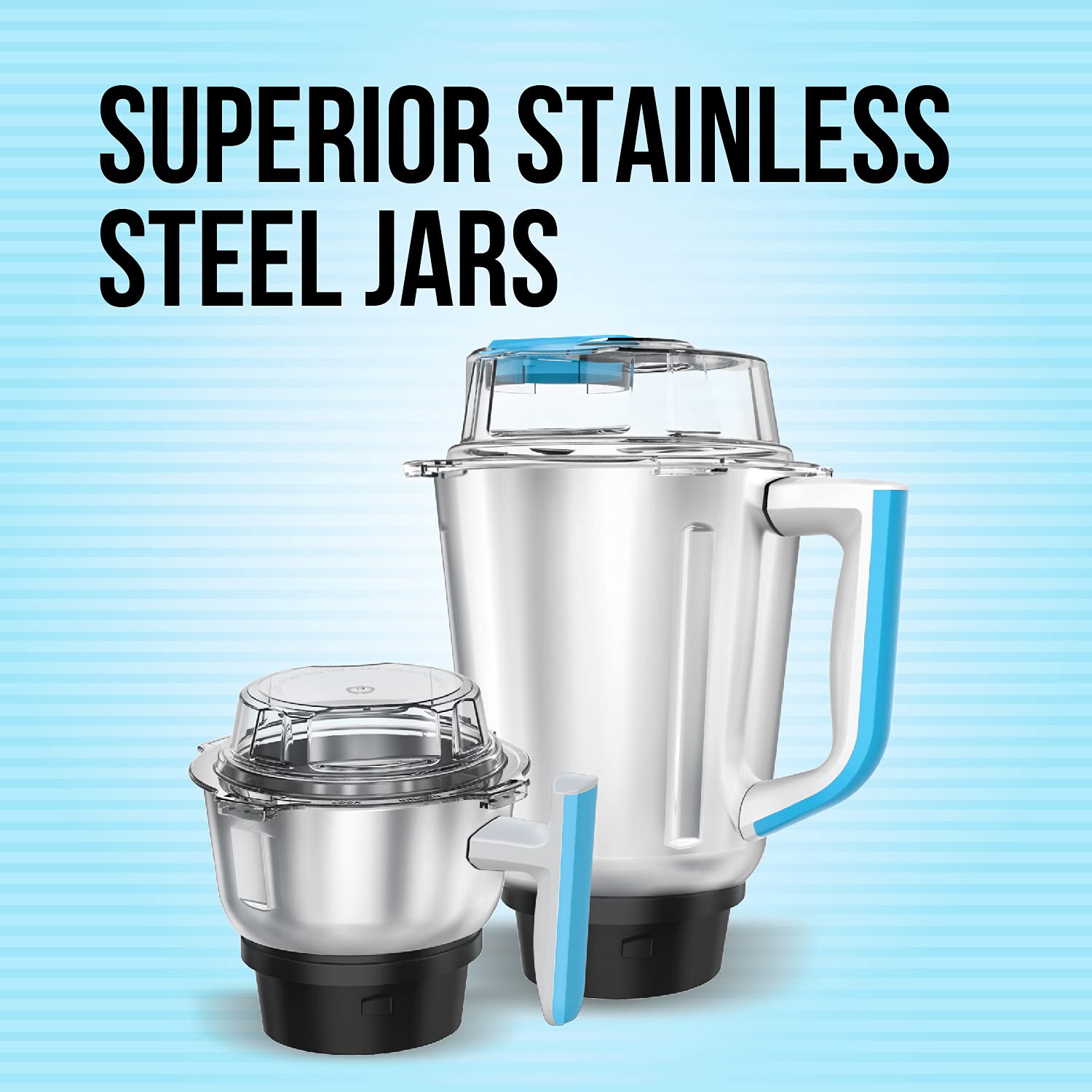 Havells Mixer Grinder Sky Blue 3 Jars Momenta Nv 750W Electronic Paradise