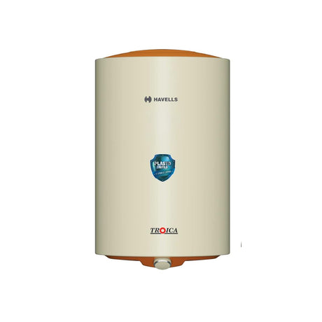 Havells 25L Water Geyser - Troica, Ivory Brown, a stylish home appliance.