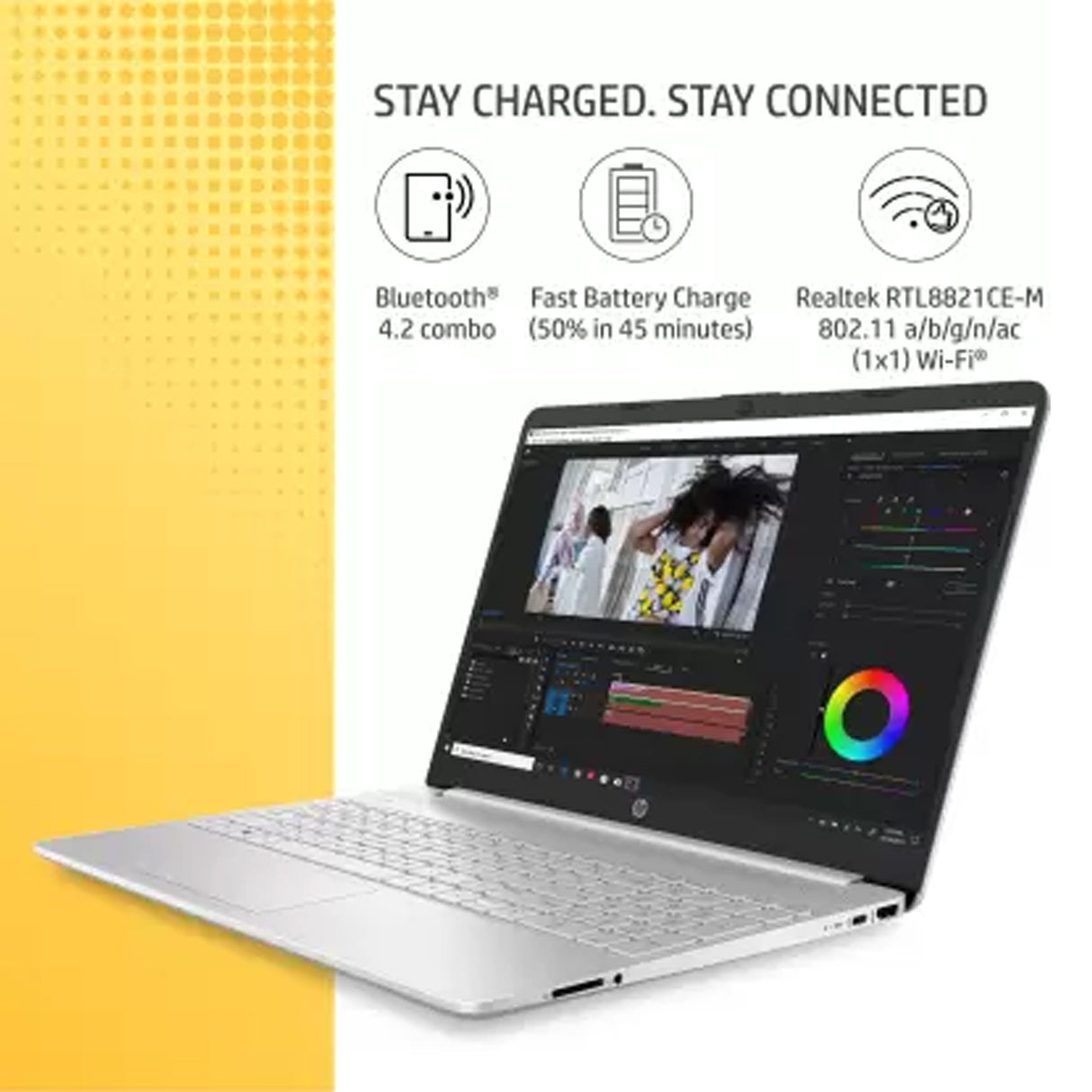 Computer Systems: HP Laptop - i5-1235U, 16GB RAM, 512GB SSD, Win 11, 15.6" FHD, Silver