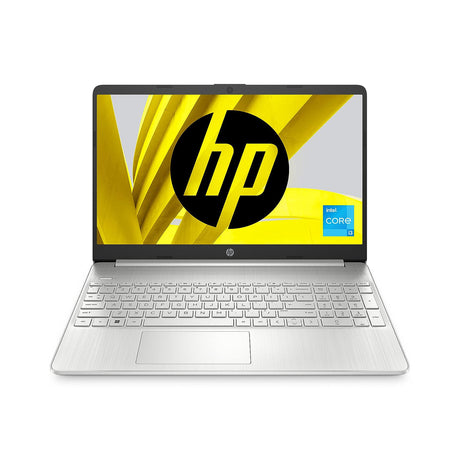 HP 15s Laptop: i3 12th Gen, 8GB RAM, 512GB SSD, Win 11, 15.6", Silver (MS Office)