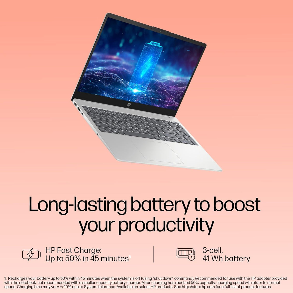 HP Laptop 15,13th Gen Intel® Core™ i5-1335U, 15.6inch (39.6 cm), FHD, Anti-Glare, 8GB DDR4,512GB SSD, Dual Speakers, Windows 11, MSO, Natural Silver, 1.59 kg, 15-fd0187TU