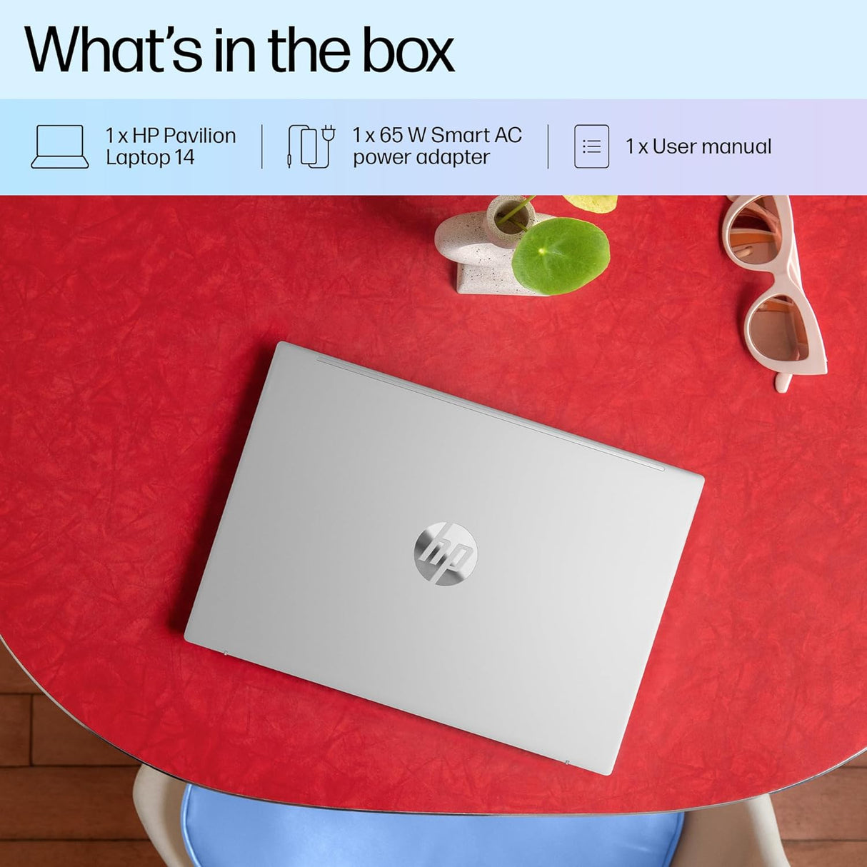 HP Pavilion 14, 12th Gen Intel Core i5-1235U, 14-inch (35.6 cm), FHD, 16GB DDR4, 512GB SSD, Intel Iris Xe Graphics, FPR, 720p HD Camera, Backlit KB (Win 11, MSO 2021, Silver, 1.41 kg), dv2014TU