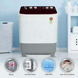 Washer - Haier 7.5 kg Semi-Automatic, efficient and stylish in Multicolor.